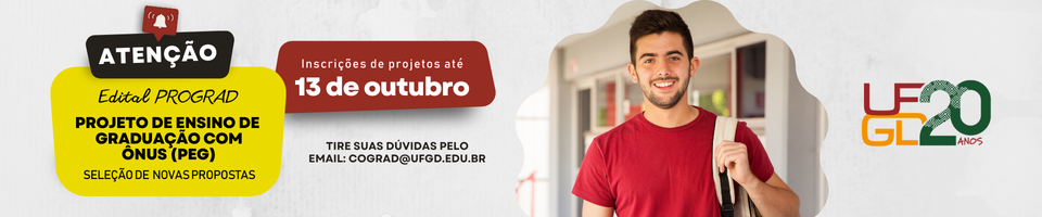 Edital PEG com onus em 2026 - PROGRAD setembro 2025